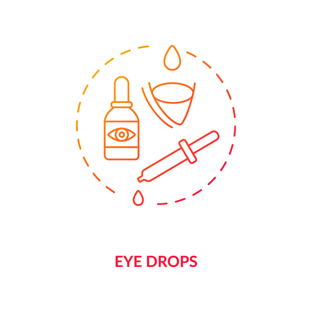 Eye health concept icons bundle