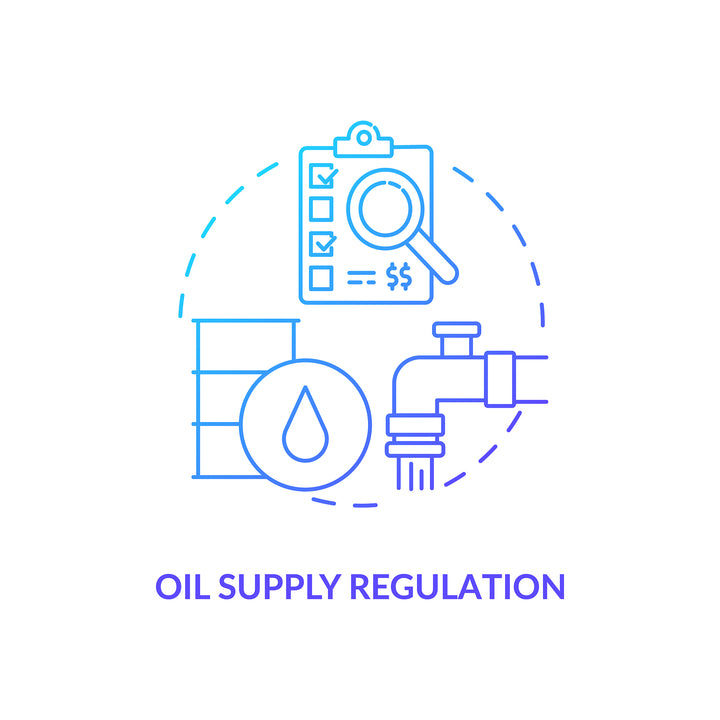 Energy security concept icons bundle