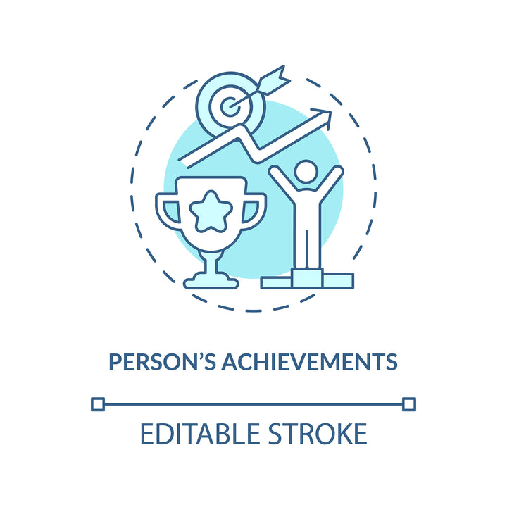 Personal brand concept icons bundle