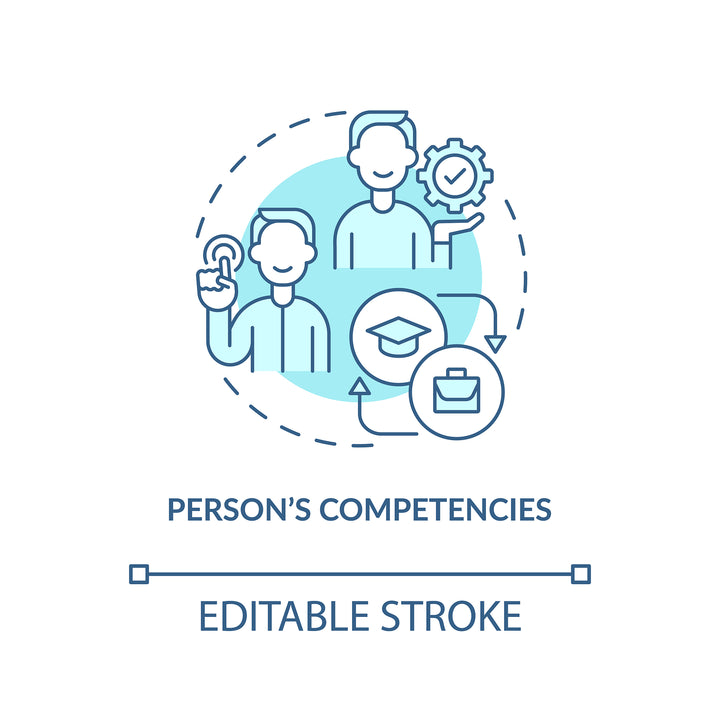 Personal brand concept icons bundle