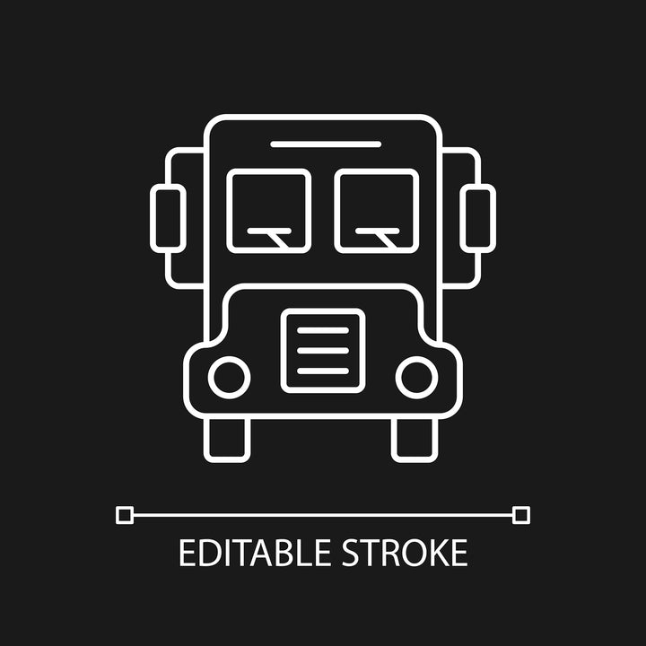 Everyday routine linear icons set for dark and light mode set