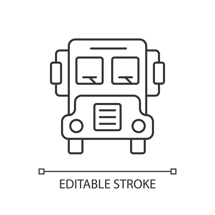 Everyday routine linear icons set for dark and light mode set