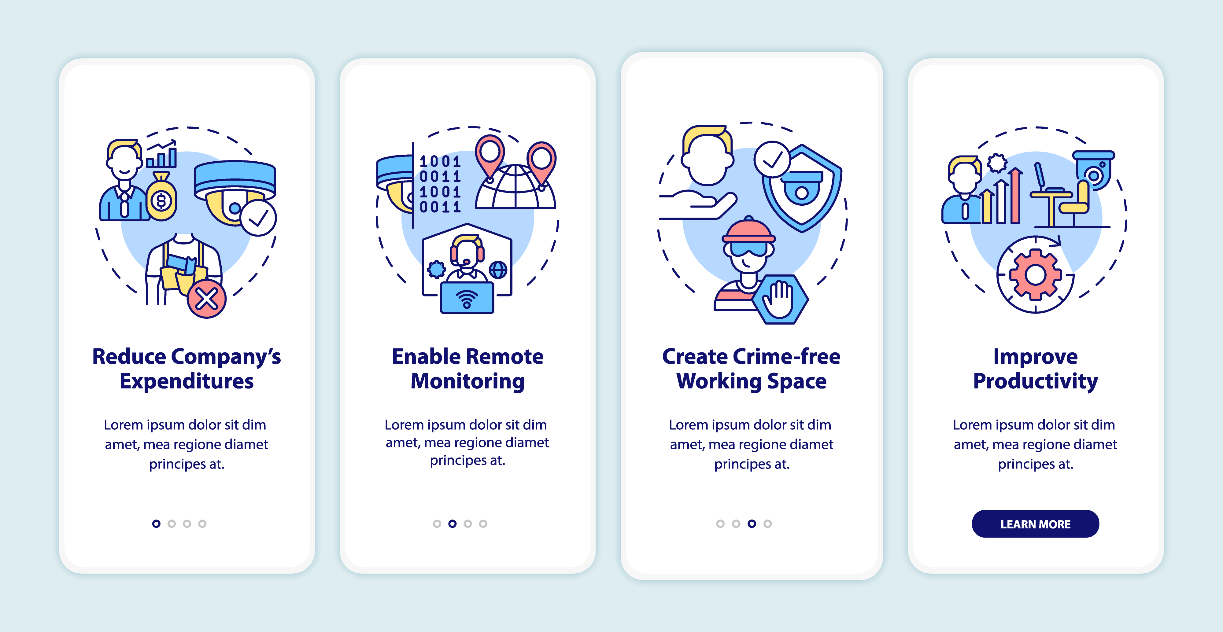 Surveillance Systems App Page Bundle