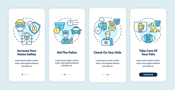 Surveillance Systems App Page Bundle