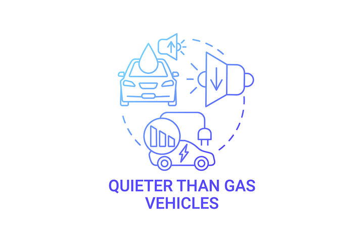 EV introduction round concept icons bundle.