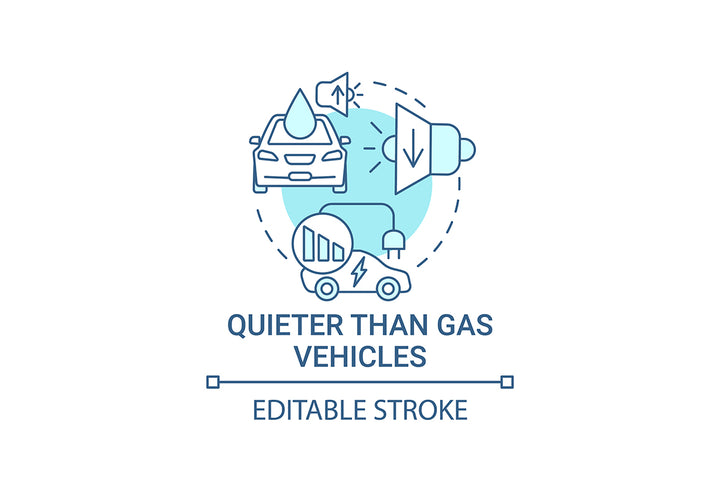 EV introduction round concept icons bundle.