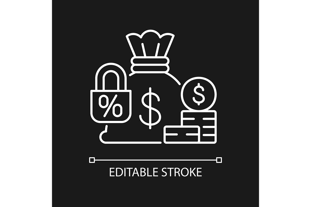 Business assets linear icons set for dark and light mode