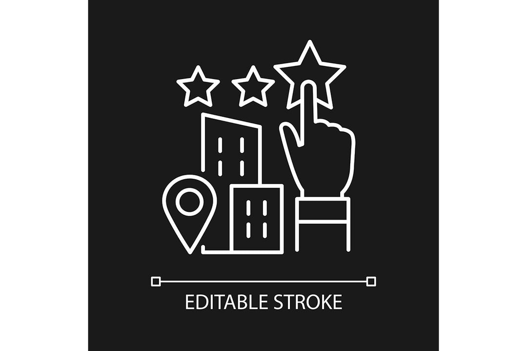 Business assets linear icons set for dark and light mode