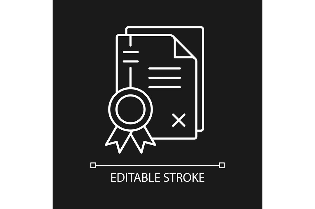 Business assets linear icons set for dark and light mode