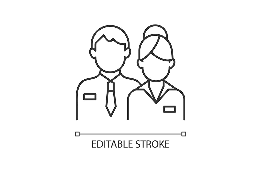 Business assets linear icons set for dark and light mode