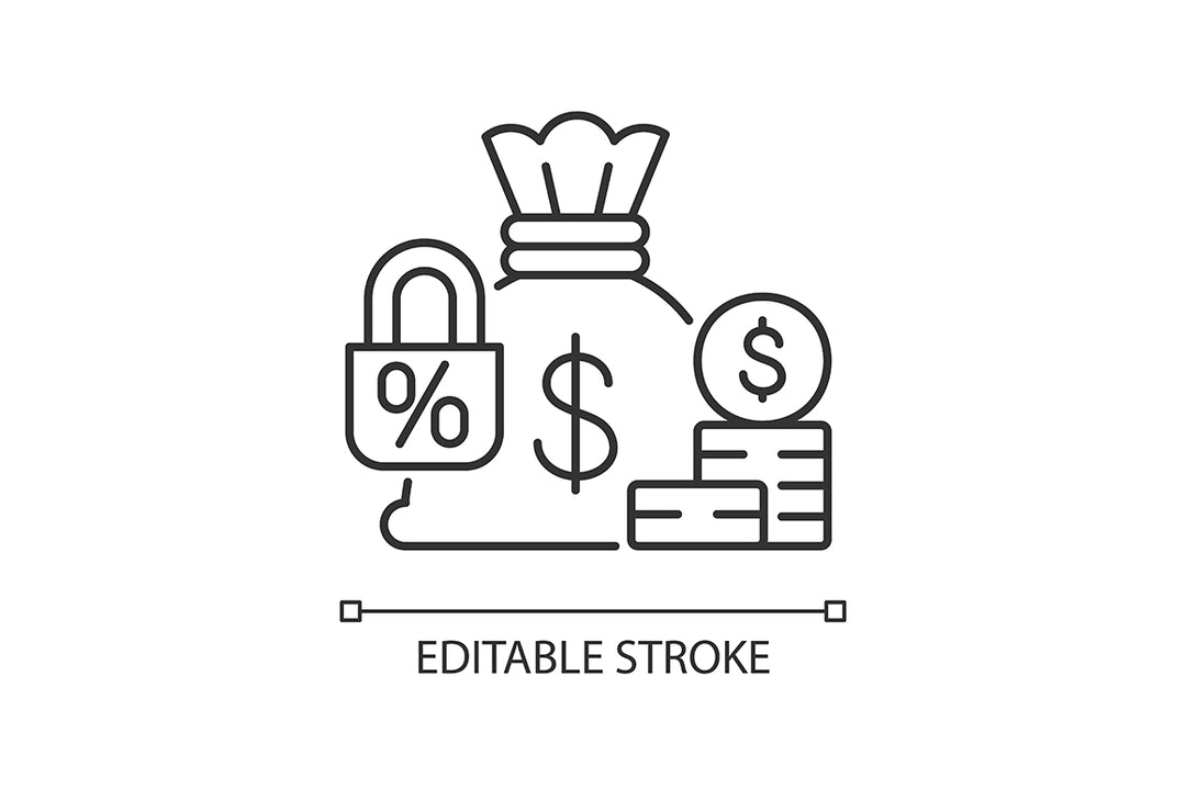 Business assets linear icons set for dark and light mode