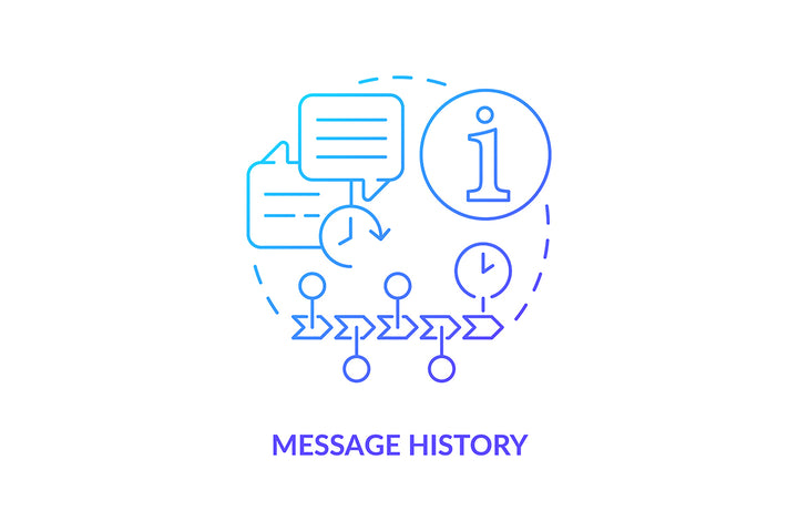 Unlimited Chatting Concept Icons Bundle