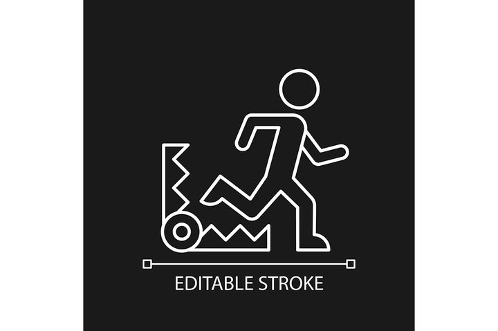 Motivation linear icons set for dark and light mode. Editable Stroke