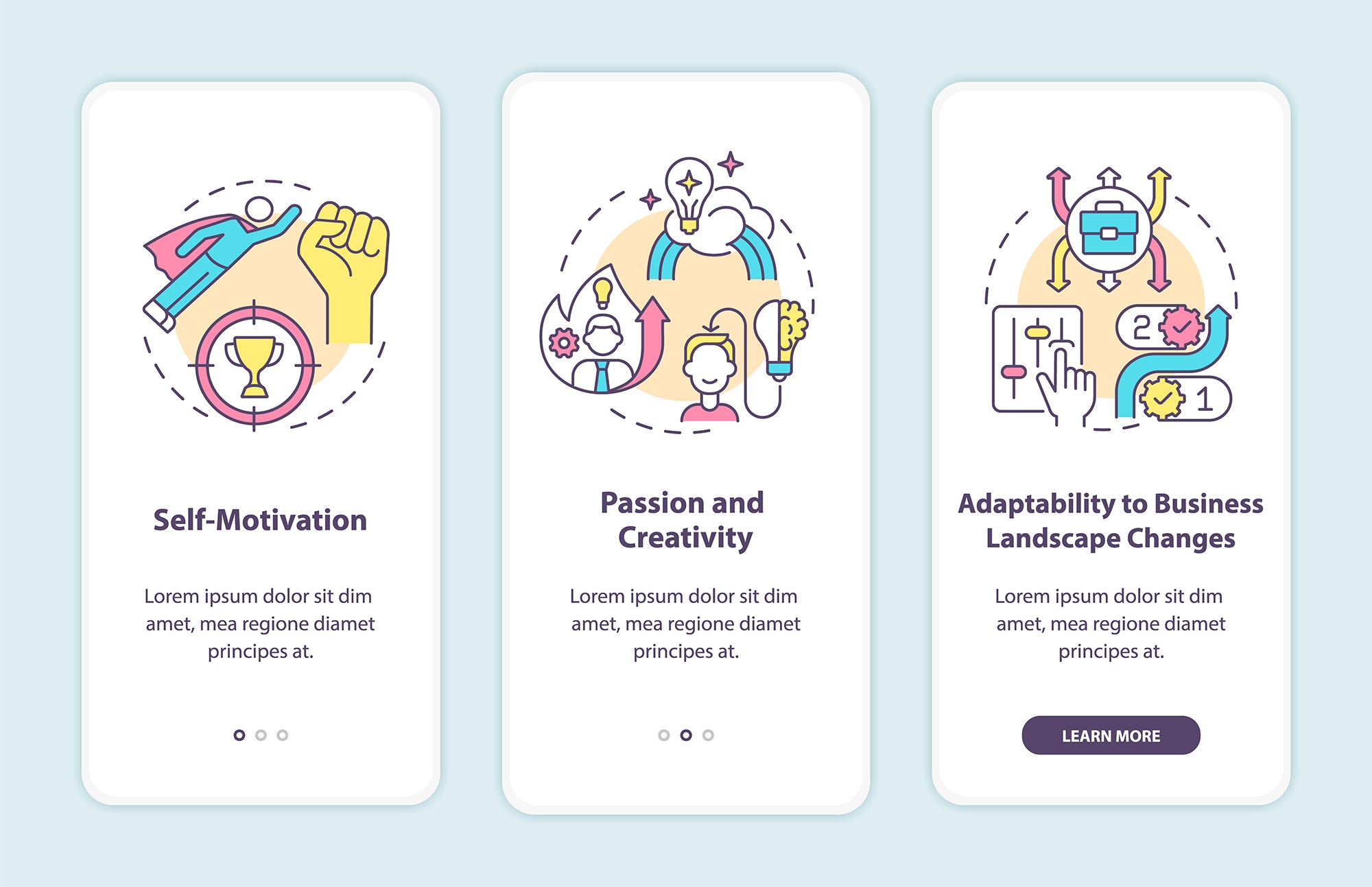 Startup launch concepts bundle