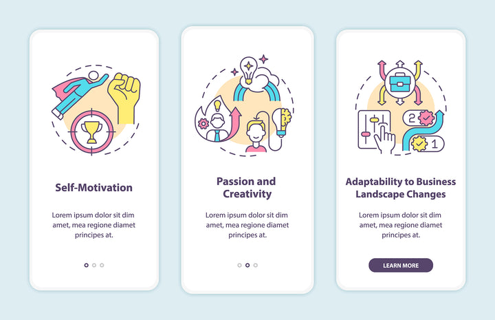 Startup launch concepts bundle
