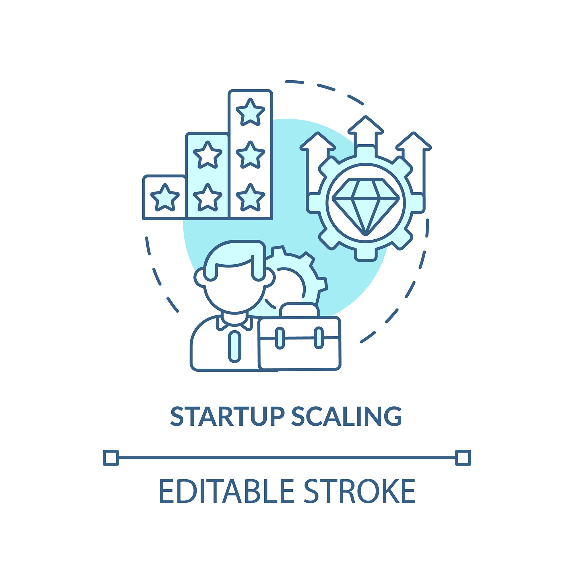 Startup launch concepts bundle