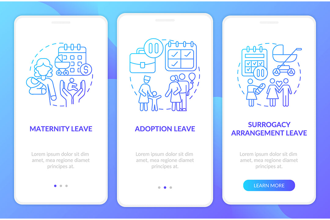 Maternity Leave Related App Page Bundle