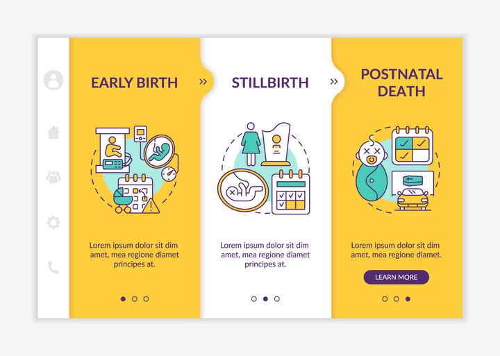 Maternity Leave Rights Vector Template