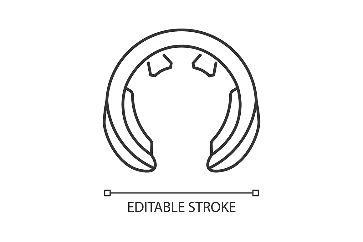 Massage tools and equipment linear icons set for dark and light mode