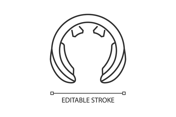 Massage tools and equipment linear icons set for dark and light mode