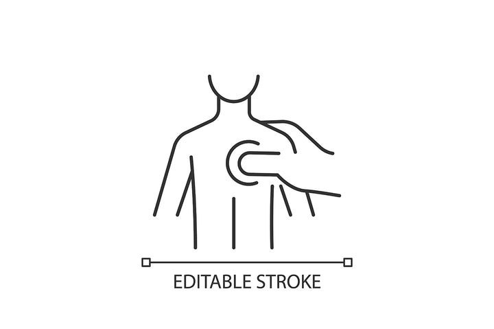 Massage types linear icons set for dark and light mode