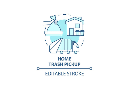 Waste Collection Services Icons Bundle