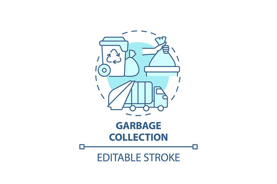 Waste Collection Services Icons Bundle