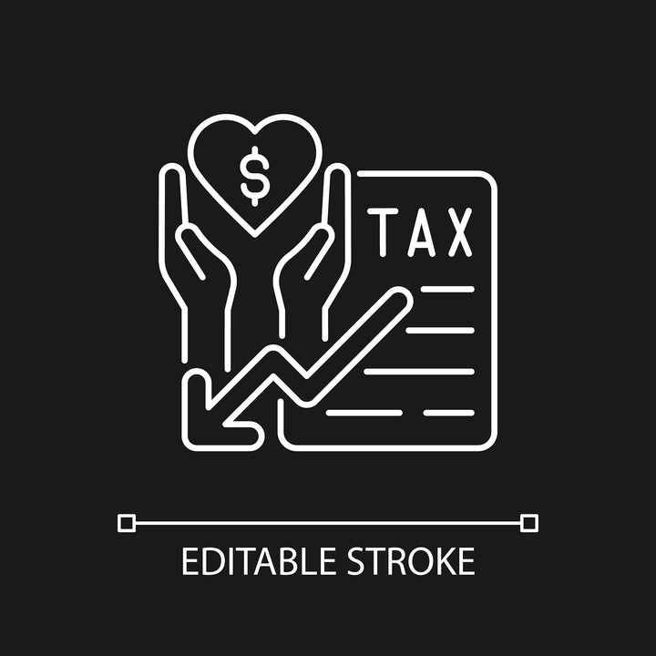 Small business incentives linear icons set for dark and light mode