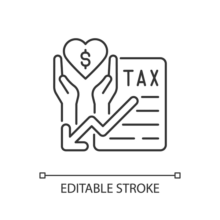 Small business incentives linear icons set for dark and light mode