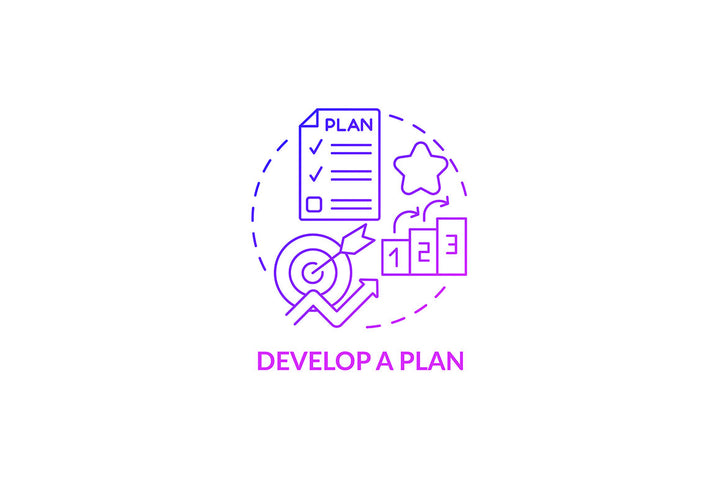 Career advancement concept icons bundle