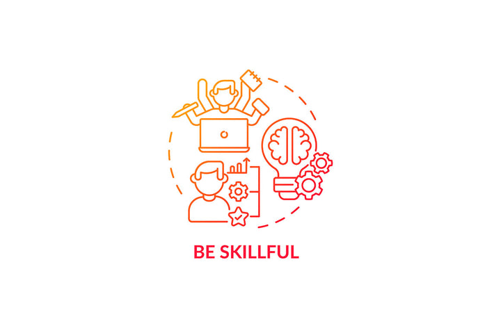 Career advancement concept icons bundle