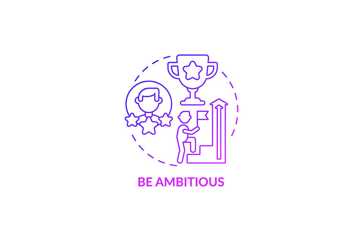 Career advancement concept icons bundle