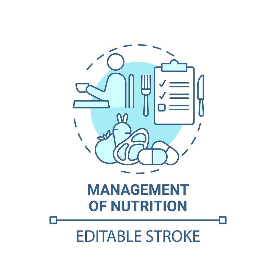 Pulmonary rehabilitation concept icons bundle