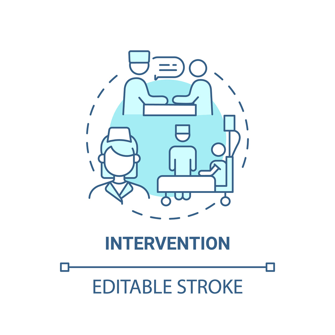 Pulmonary rehabilitation concept icons bundle