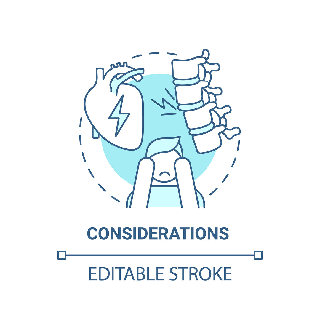 Pulmonary rehabilitation concept icons bundle