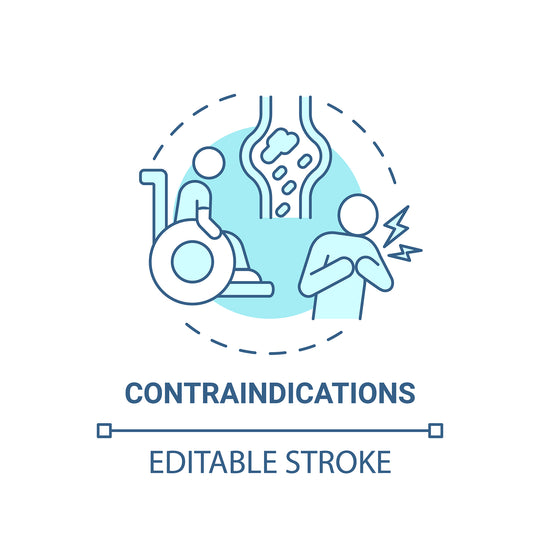 Pulmonary rehabilitation concept icons bundle