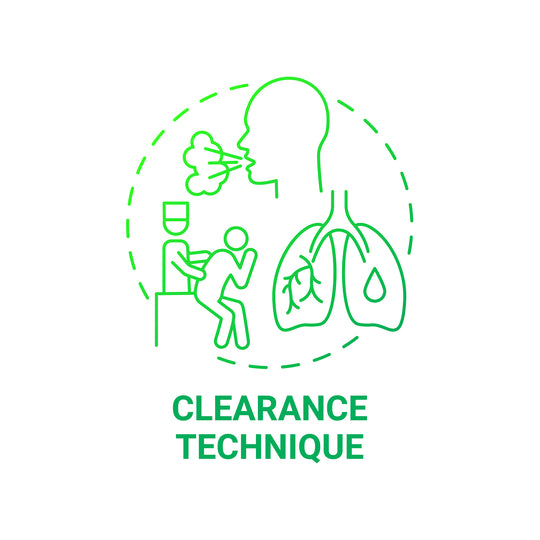 Pulmonary rehabilitation concept icons bundle