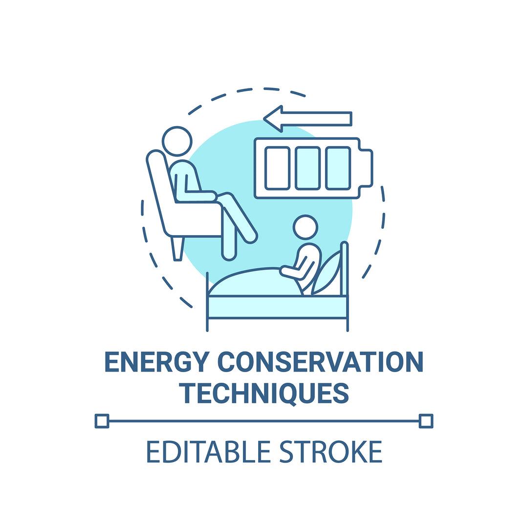 Pulmonary rehabilitation concept icons bundle