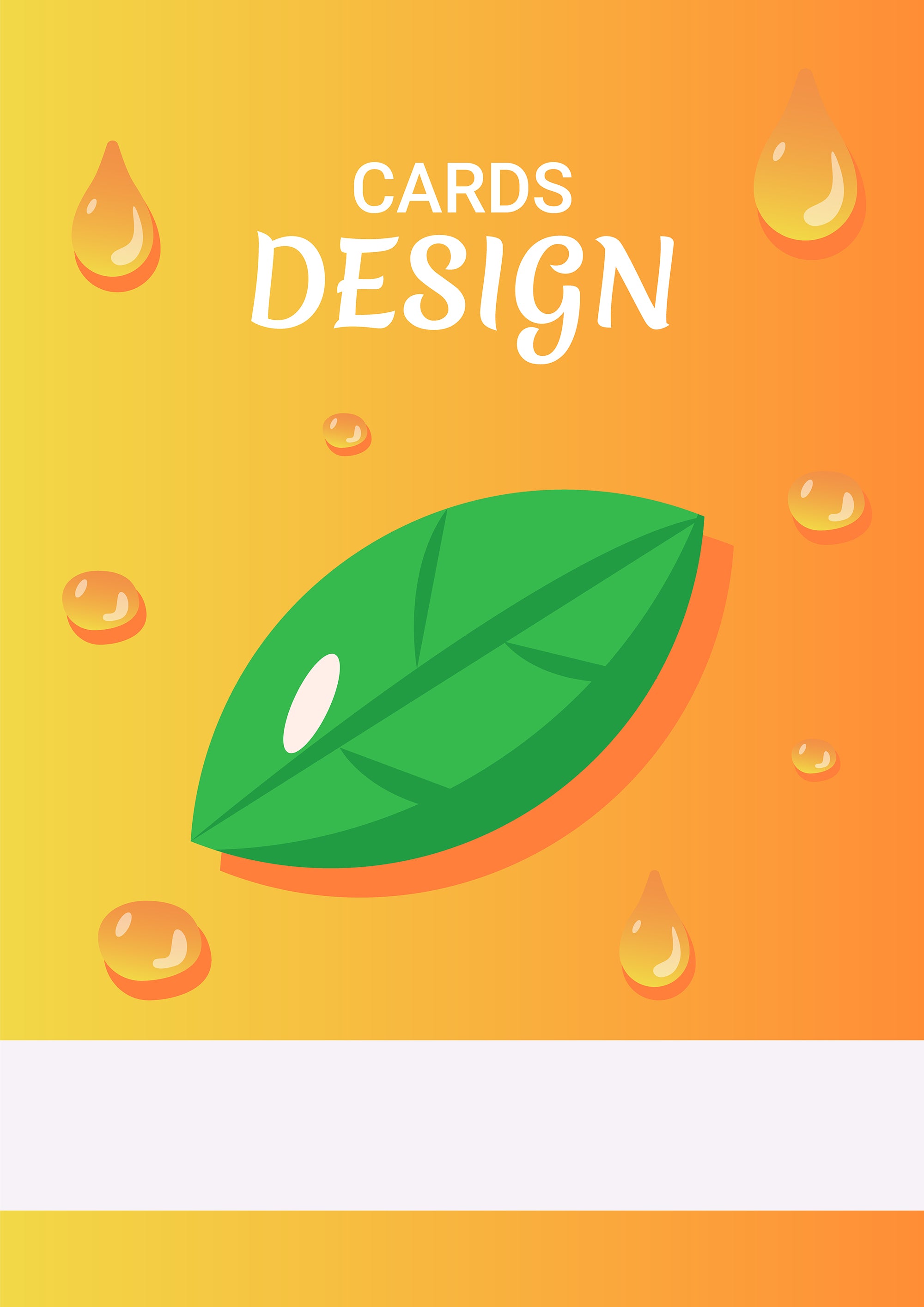 Brochure nutrition elements card bundle