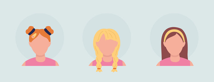 Different people color vector character avatar bundle