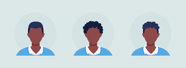 Different people color vector character avatar bundle