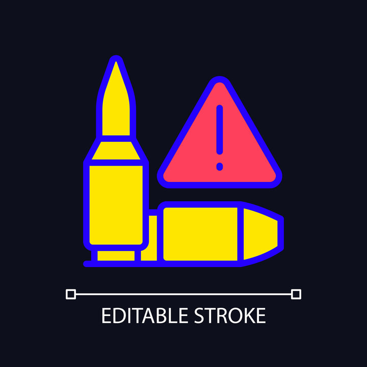 Smuggling light and dark theme RGB color icons set