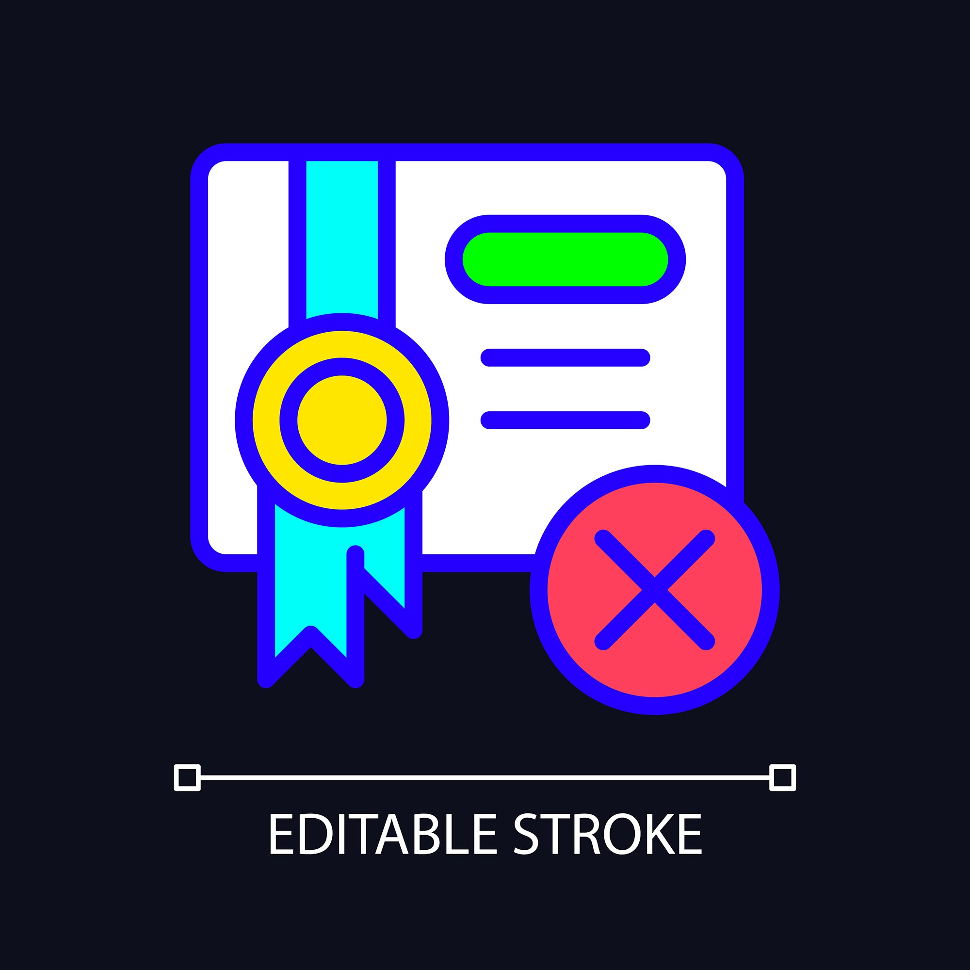 Smuggling light and dark theme RGB color icons set