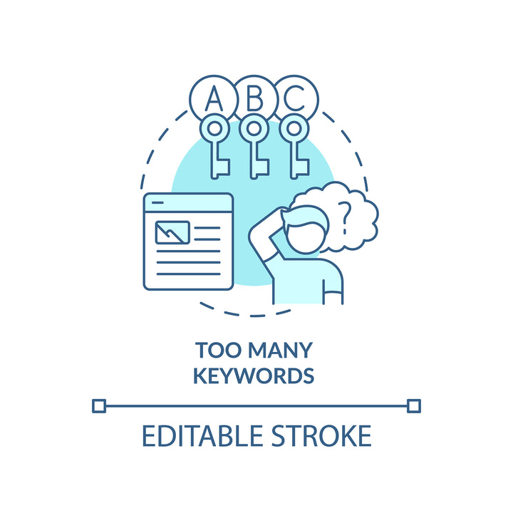 SEO optimization concept icons bundle