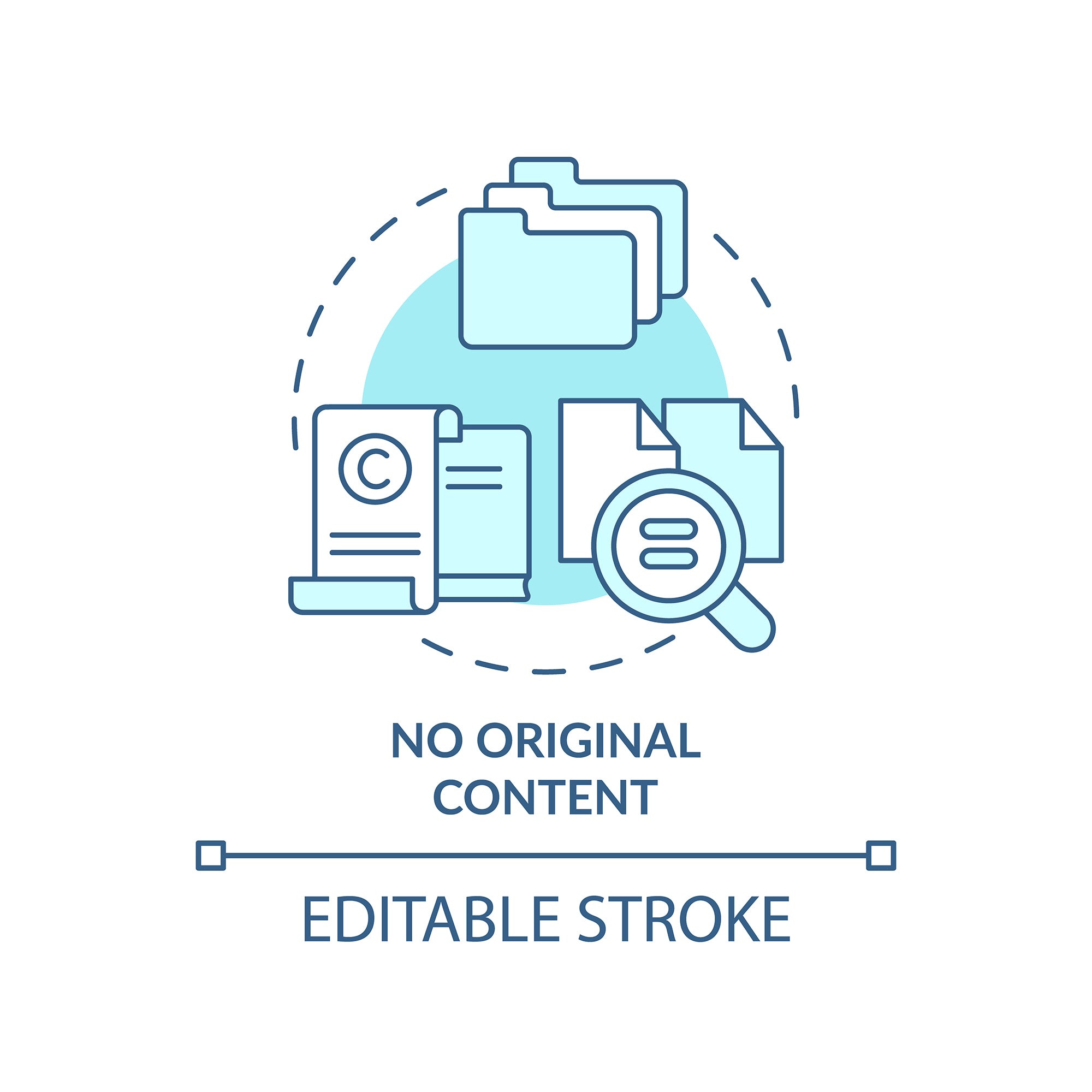 SEO optimization concept icons bundle