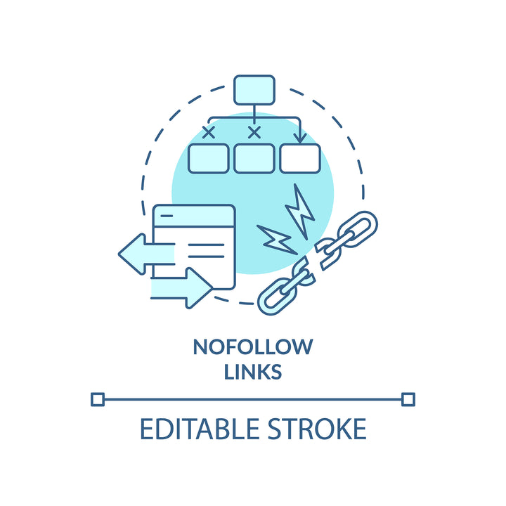 SEO optimization concept icons bundle