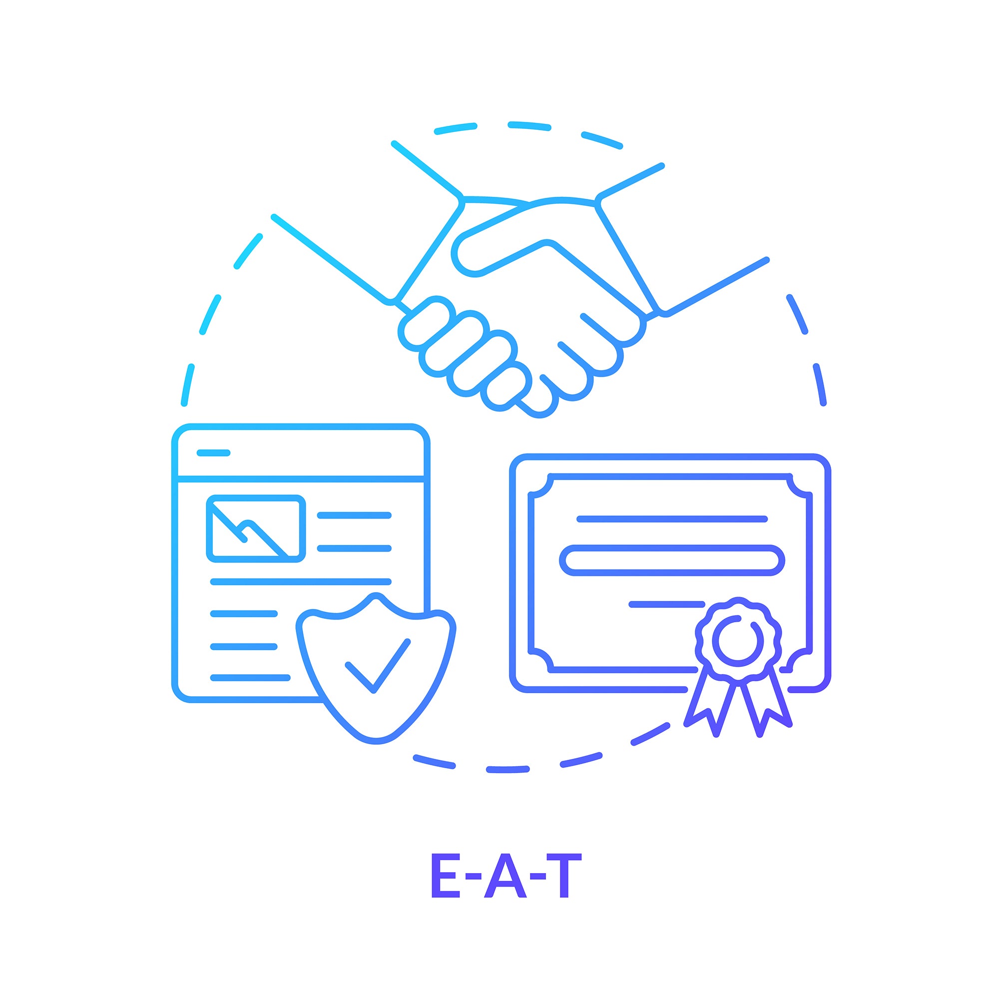 SEO optimization concept icons bundle