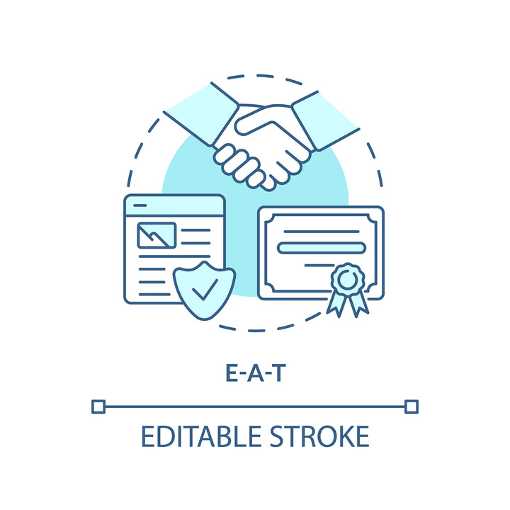 SEO optimization concept icons bundle