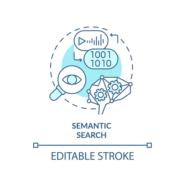 SEO optimization concept icons bundle