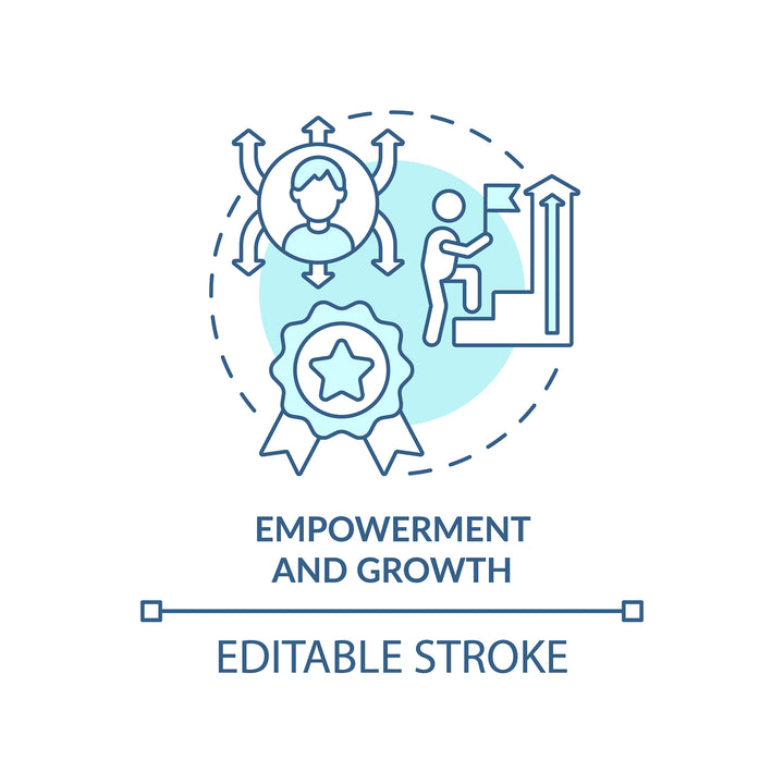 Diversity and inclusion concept icons bundle